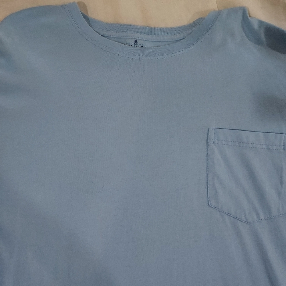 Stafford Light Blue Men's Short Sleeve Tee - Picture 3 of 3
